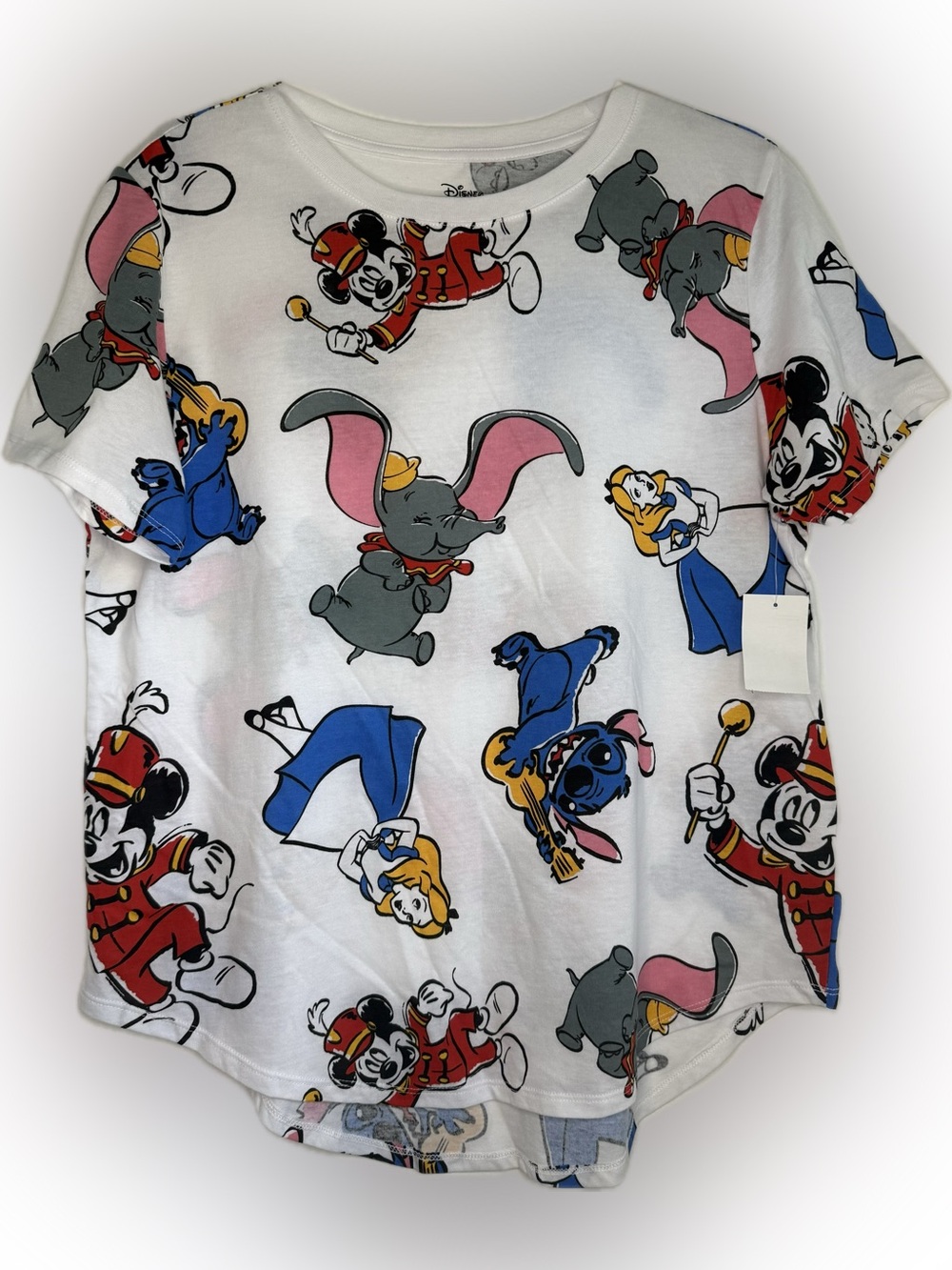 NEW Disney 100 Character Women's T-Shirt Size XXL